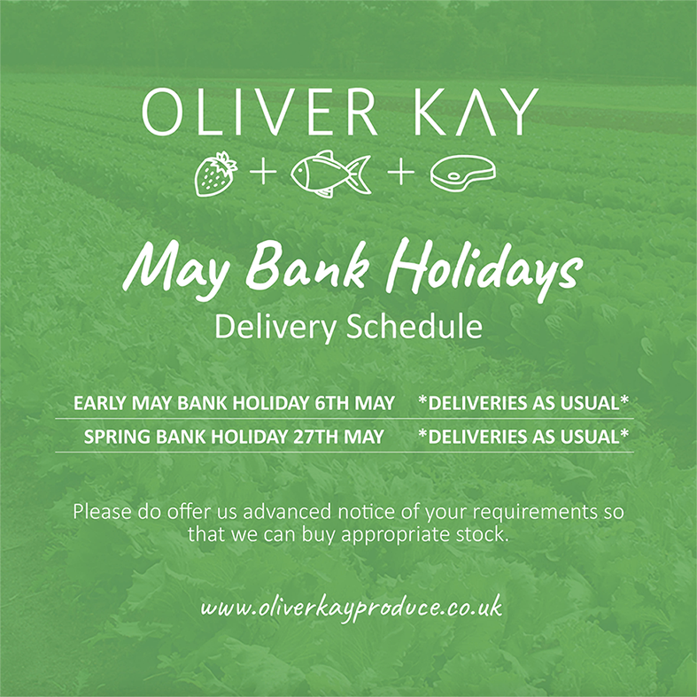 May Bank holday schedule